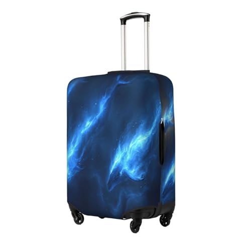 Fantasy Whale Durable Luggage Cover Suitcase Protector Anti-Scratch Luggage Cover Fits 18-32inch Luggage, Black, M2