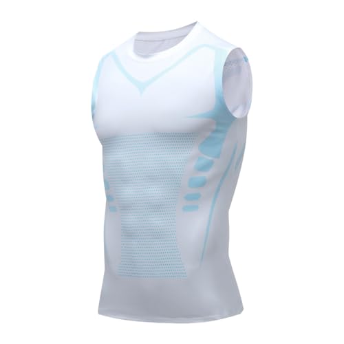Lumoria Tshirt Ventre Plat 2.0,Lumoria Tee Shirt Perte De Poids,Veste Modelante Ionique Homme 2026,Taille Contrôle Ventre,Tissu Soie Glace Respirant,Vêtement...