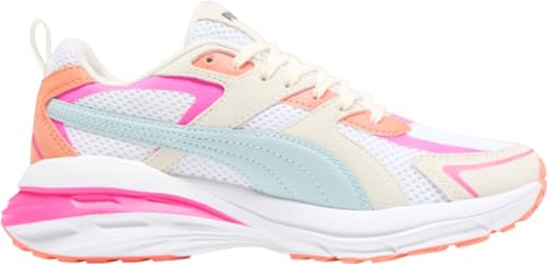 PUMA Womens Hypnotic Elevate Lace Up Sneakers Shoes Casual - White