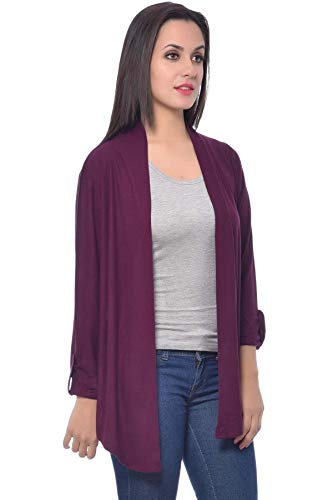 Image of Frenchtrendz Womens's Viscose Crepe Shrug(Size: XS-4XL)