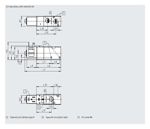 Électrovanne VUVS-LK25 haut d&eacute;bit d'air pour commutation pneumatique rapide - 4