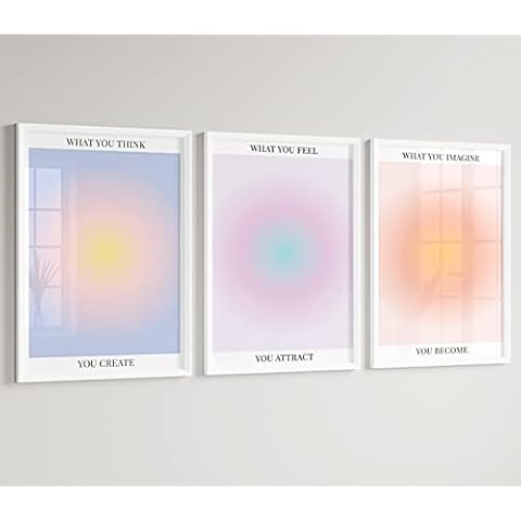 ZIYUAN Colorful Aura Gradient Posters Cover