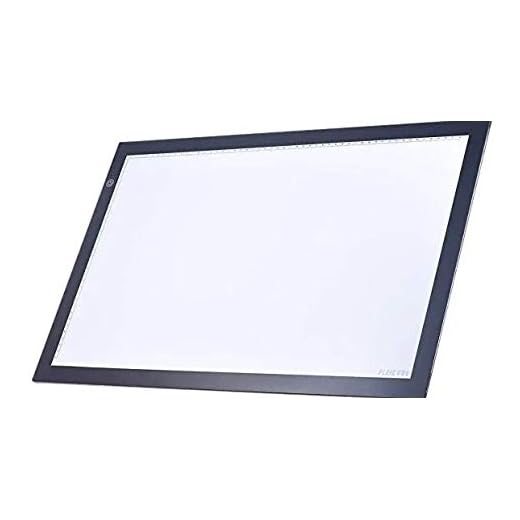 Mesa De Luz A4 3 Níveis de Iluminação Premium Para Desenho Transposição Led Branco