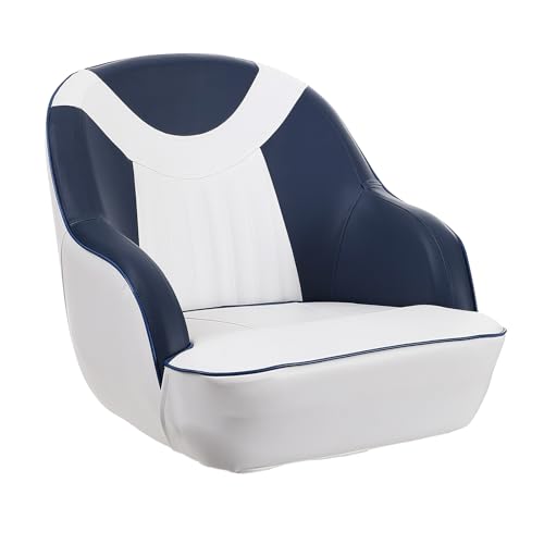 Happybuy Captain's Seat, Enhanced Comfort for Boats with Dense Sponge Cushion, Ideal for Fishing, Sightseeing, Speedboats, Canoes, Single Unit
