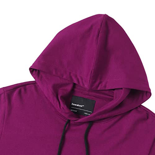 Image of Bewakoof Men Colorblock Long Sleeve Hooded Sweatshirt