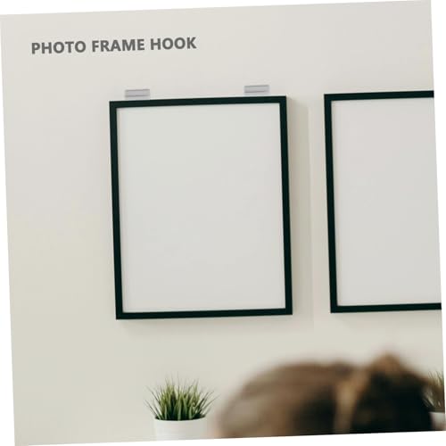 Image of ARTIBETTER 10pcs Heavy Duty Picture Frame Hooks for Easy Hanging Non-Slip Hangers for Frames Mirrors Artwork and Wall Decor
