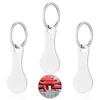 2 Portachiavi Per Carrello Spesa - Acciaio Inox, Pratico E Rimovibile - Foto 14