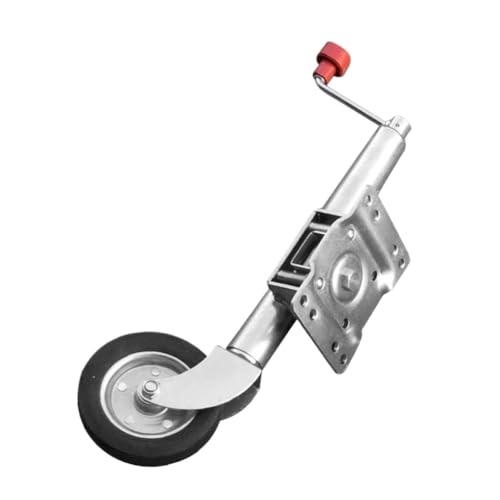 Roue jockey remorque en caoutchouc plein pour manœuvrer votre caravane au camping
