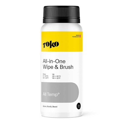 Wax liquide Toko All-in-One Wipe & Brush 250ml, entretien glisse et fart universel