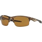 Protective case included Oakley - Gafas de sol Rectangulares Bottle Rocket para hombre, Brown Smoke/Bronze Polarized (S3)