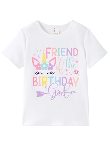 Image of PATPAT Girls Crewneck Short Sleeve Graphic Tees Animal Print Shirts Cute Summer Outfits 5-12 Years