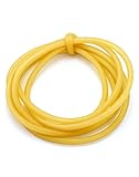 QWORK 10FT 3/8' OD 1/4' ID Natural Latex Rubber Tubing Surgical Tube for Home, Hospital, Laboratory