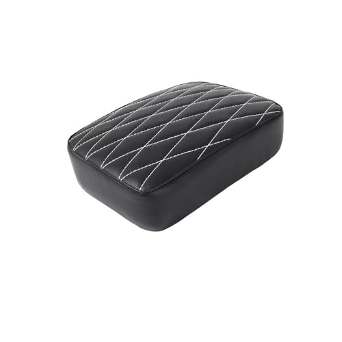 Selle passager arrière noire à 8 ventouses pour moto Sportster XL 883 1200