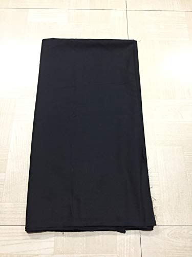 Image of BKRKJ Women's Lizibizi Cotton Unstitched Dress Material Plain Fabric by Meter for Sewing Suit,Salwar,Blouse,Shirt,Kurta,Pyjama,Pathani,Kameez,Chudidar,Patiyala (Black 21, 3 Meter)