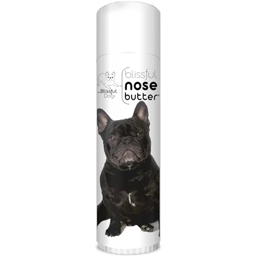 Image of The Blissful Dog French Bulldog Brindle Nose Butter, Versatile Dog Nose Balm for Dry Nose, Handcrafted Nose Moisturizer, Easy-to-Apply Dog Essentials, Unscented, 0.50 oz.
