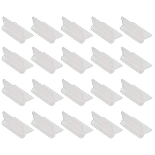 Lot de 20 clips de greffage en plastique PP pour soutenir les vignes greffées de tomates, concombres et autres plantes (3 mm)