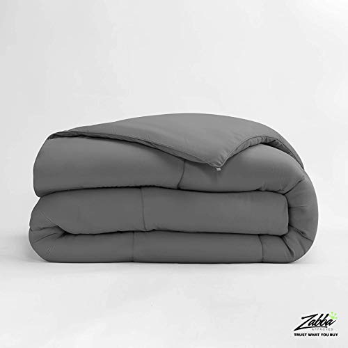 Beckham Hotel Collection King/Cal King Comforter – 1300 Series Goose Down Alternative Bed Comforters – Luxury King/Cal King Size Blanket - Machine Washable, All-Season Bedding, Duvet Insert - Gray - Thumbnail 4
