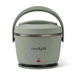 Crockpot Electric Lunch Box, Portable Food Warmer for On-the-Go, 20-Ounce, Moonshine Green (B09BDFXNQX)