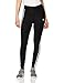 adidas 3 STR Tight, Leggings Donna, Black/White, 42