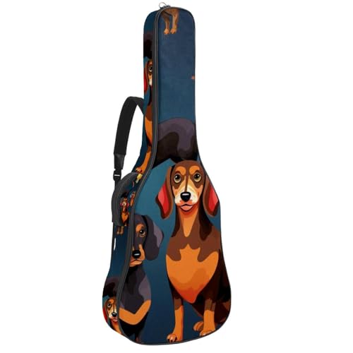 Sac pour guitare acoustique 101,6 cm avec poches et housse étanche
