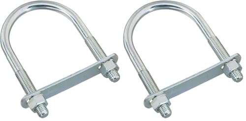 Image of National Hardware N347-807 2190BC U Bolt in Zinc Plated (Pack of 2)