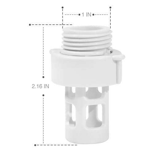 ATEN Garden Hose Water Drain Plug Connector 2 Pack Replacement for in-tex Round Pool Hose Drain Adapter Parts No.10184