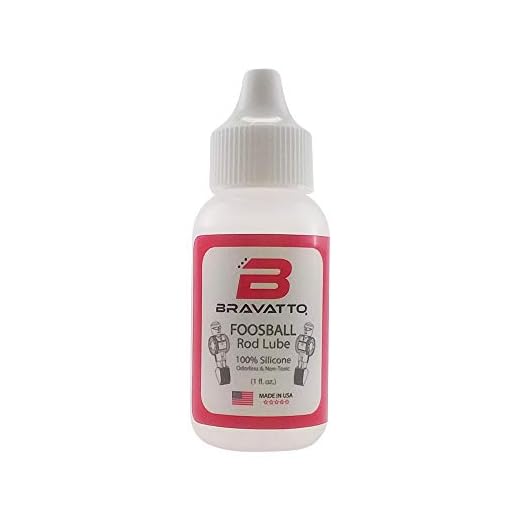 Bravatto Foosball Silicone Rod Lubricant Professional Quality - Speed up Your Foosball Table Today! 100% Silicone. Made in The USA.