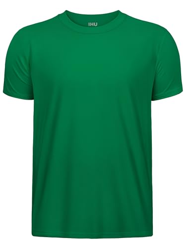 Image of Boys Neon Shirts Dry Fit Athletic T Shirts UPF 50+ Performance Cooling Shirt Short Sleeve Rash Guard Kids Top for Boys Girls