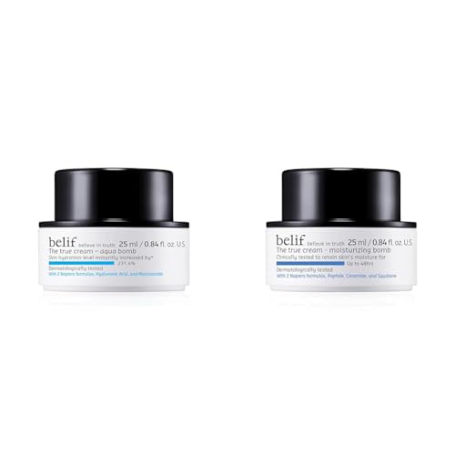 belif The True Cream Aqua Bomb Hydrating Moisturizer Face Cream The True Cream Moisturizing Bomb Moisturizer Face Cream Bundle