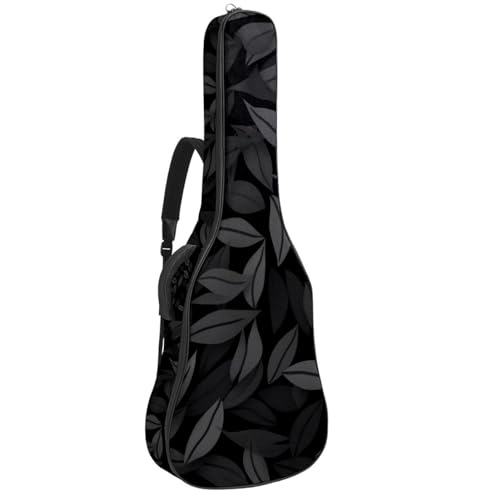 Sac pour guitare acoustique de 101 à 106 cm et sa housse imperméable à motif de feuilles