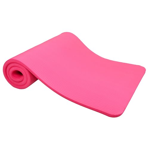 Fitvids 1/2-Inch Extra Thick High Density Anti-Tear Exercise Yoga Mat with Carrying Strap