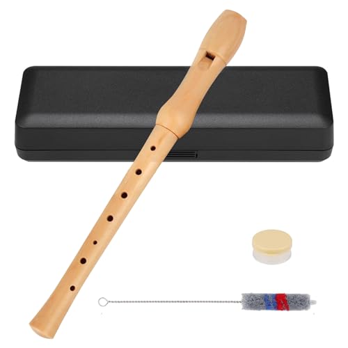 Blockflöte Holz, C-Sopran Blockflöte Deutsche Griffweise, Aus Abnehmbar...