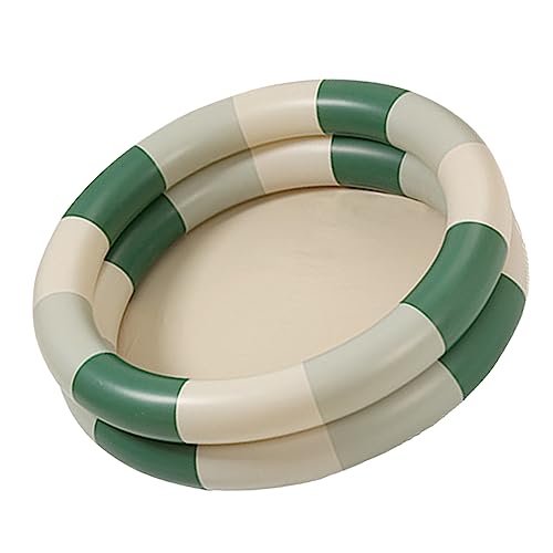 Aufblasbarer Pool für Schöne Babys Schwimmbad Schwimmbad für 3-6 Jahre Innen-/AußenpvC (Grüner Streifen)