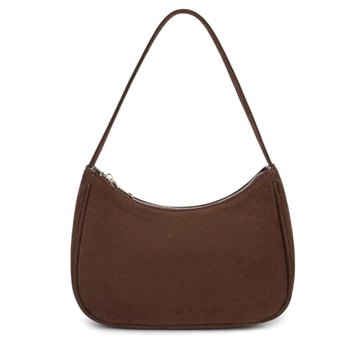 Image of CYHTWSDJ Shoulder Bags for Women, Cute Hobo Tote Handbag Mini Clutch Purse with Zipper Closure