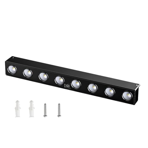 Genérico Lámparas Solares De Pared, Luz Solar Para Porche Con Sensor De Movimiento, Foco Impermeable 8 LED Para Jardín Patio Entrada Sendero Y Fachada