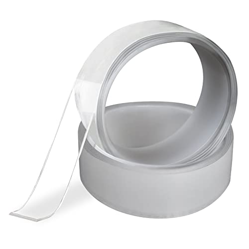 MIEDEON 2 Packs Heavy Duty Double Sided Tape (9.85FT), Multi-Use Washable Mounting Tape Adhesive Grip, Reusable Strong Sticky Wall Tape Strips Poster Carpet Tape, Set of 2 (1 3.29FT, 1 6.56FT)