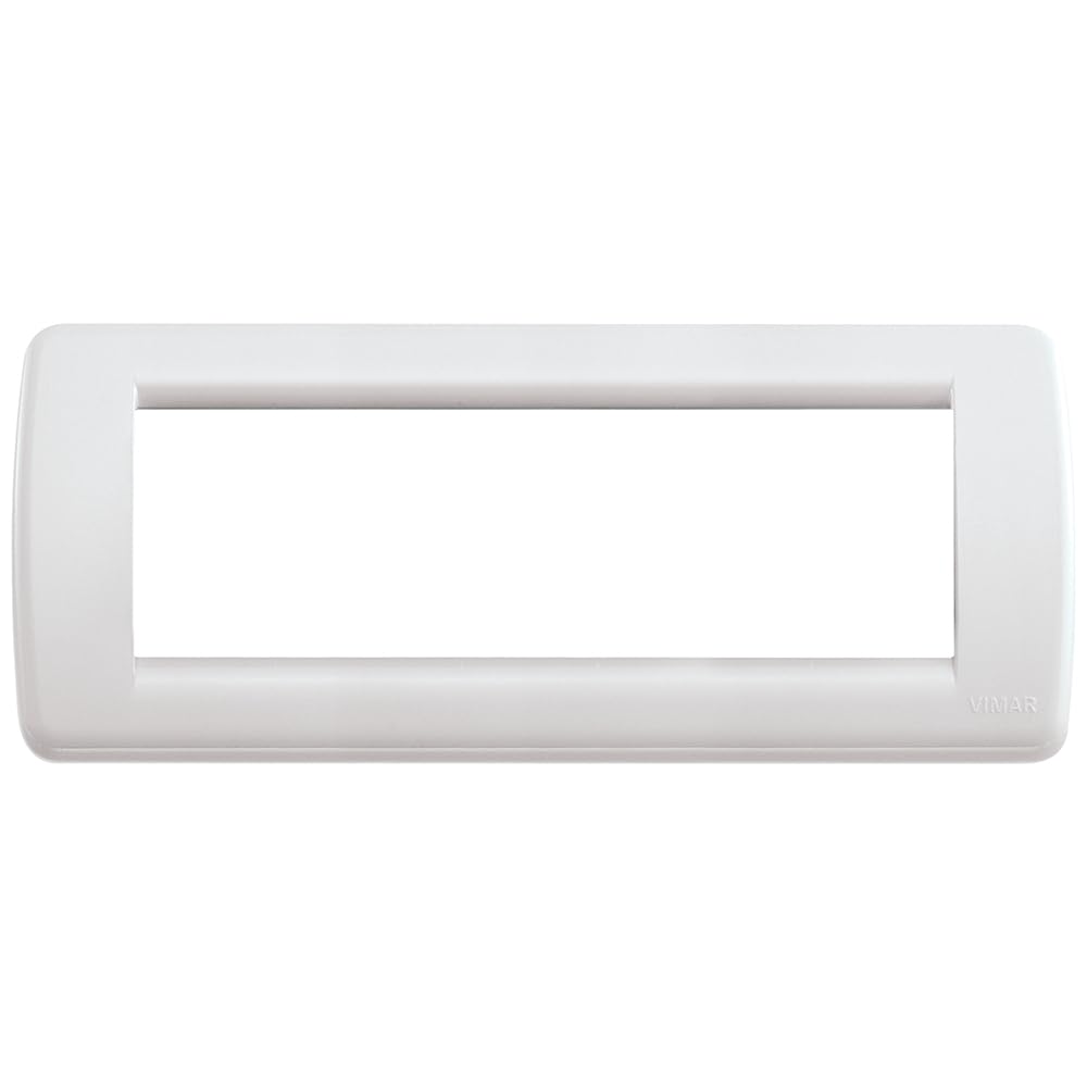 VIMAR SERIE IDEA – Platte RONDO 6 Modul Kunststoff weiß Idee