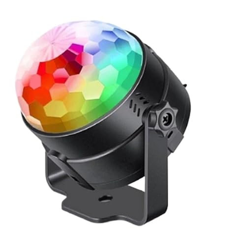 Luz LED de discoteca for escenario, bola giratoria for DJ, luz estroboscópica con control remoto por sonido, coche mágico baile RGB Iluminación para eventos