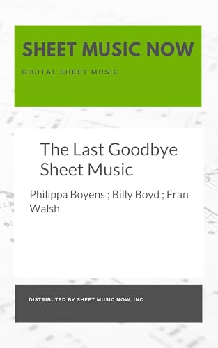 The Last Goodbye Sheet Music