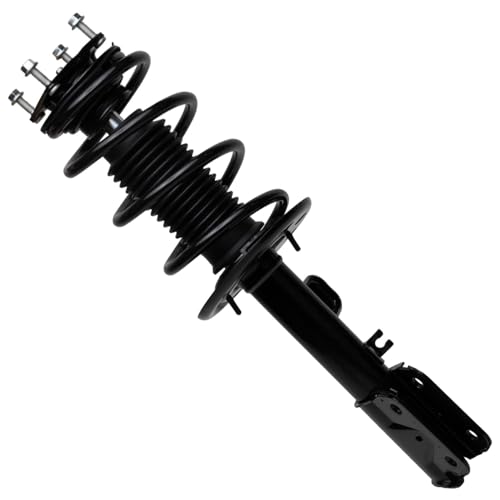 Image of Detroit Axle - AWD 8pc Suspension Kit for 2011 2012 2013 Ford Explorer, Front Struts w /Coil Spring Assembly Lower Control Arms w /Ball Joints Front Rear Sway Bar Links Replacement Ready Struts Shocks