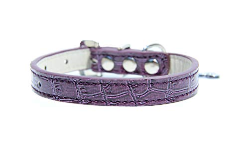 Collier prune façon croco 35-45 cm ajustable et anti-irritation - 3