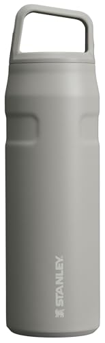 Image of Stanley IceFlow Cap and Carry Water Bottle | Wide Mouth Twist Lid | Lightweight & Leakproof for Travel & Sports | Insulated Stainless Steel | BPA-Free