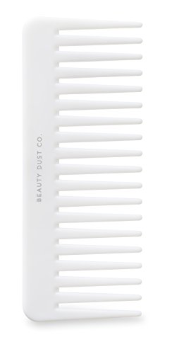 Beauty Dust Co Detangling Shower Comb - Gently Detangles. Helps reduce breakage, fraying and split ends. Wide tooth comb is gentle on the scalp.