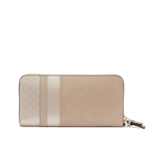 Image of Calvin Klein Women's Key Item Saffiano Continental Zip Around Wallet With Wristlet Strap