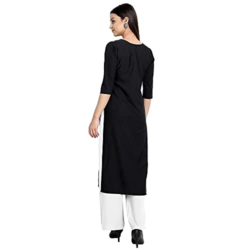 Image of Women's Crepe Straight Kurta