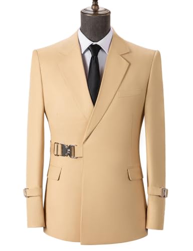 Men's Suits Slim Fit 2 Piece Notch Lapel Prom Tuxedos Jacket+Pants Wedding Grooms3