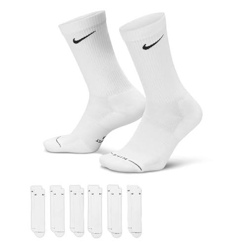 Image of Nike Unisex Adult Everyday Elevated Crew Socks (6-Pack) | Mens and Womens