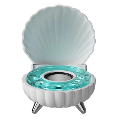 Nsssunnre Mini Altavoz Bluetooth con Conexión, Barra de Sonido Estéreo con Bluetooth, Reproductor de Música MP3 Inalámbrico con Luz Ambiental Colorida
