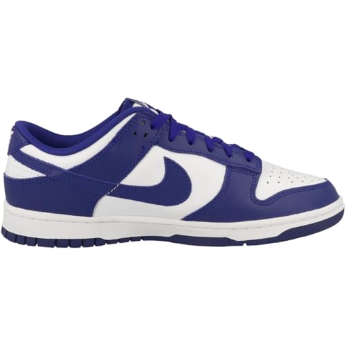 Nike Dunk Low Retro Men's Shoes (DV0833-103, White/University Red/Concord) Size 103
