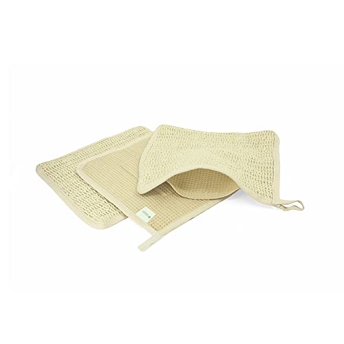 Generic Washcloths With Soap Saver Bag. Two-Sided cover